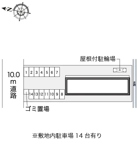 ★手数料０円★焼津市下小田　月極駐車場（LP）